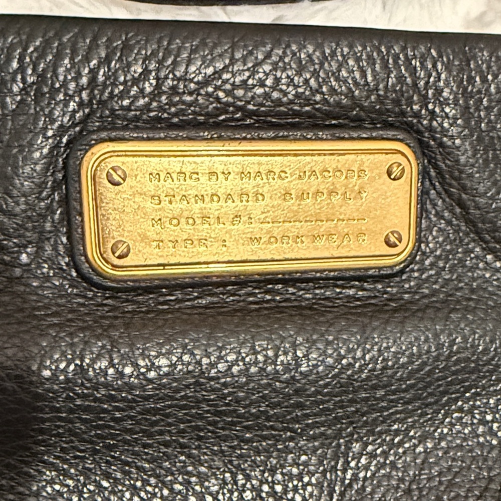 Marc by Marc Jacobs Black Leather Percy Crossbody Bag - Picture 2 of 8